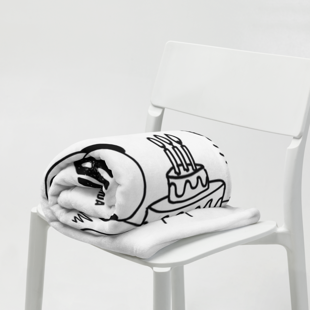 Babydecke Easy & Peasy Happy Birthday  Babydecke, Babygeschenk, Geschenk Geburt, Babyecke Kuscheldecke, Krabbeldecke  