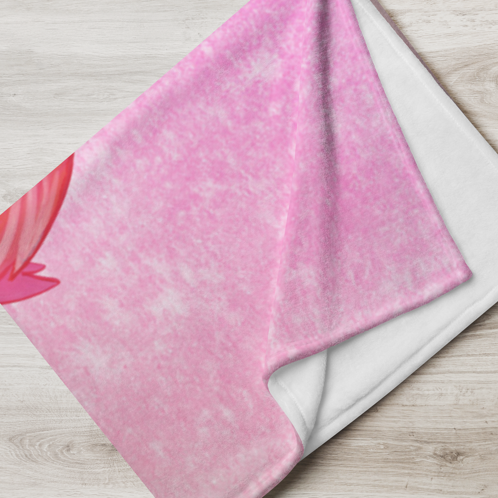 Babydecke Flamingo stolz Flamingo, stolz, Freude, Selbstliebe, Selbstakzeptanz, Freundin, beste Freundin, Tochter, Mama, Schwester, Babydecke, Babygeschenk, Geschenk Geburt, Babyecke Kuscheldecke, Krabbeldecke  Flamingo
