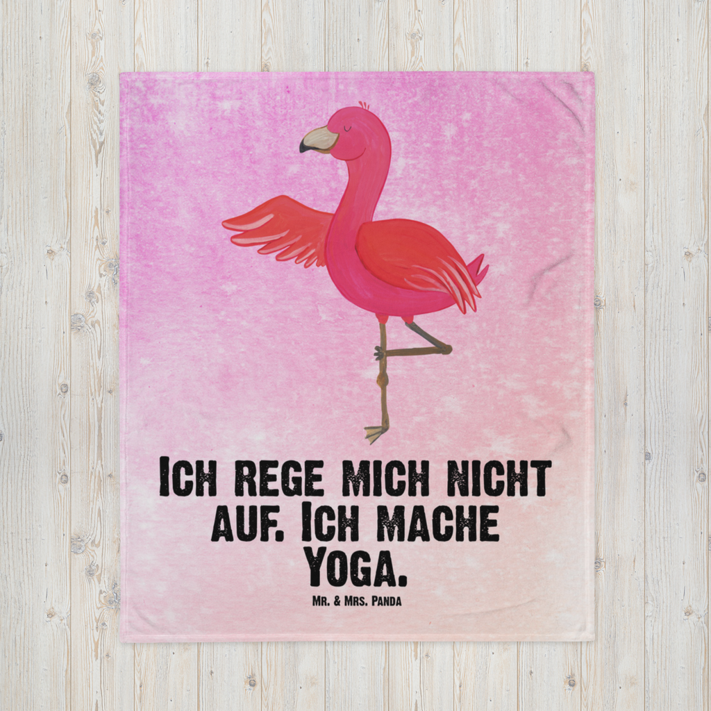 Babydecke Flamingo Yoga Flamingo, Vogel, Yoga, Namaste, Achtsamkeit, Yoga-Übung, Entspannung, Ärger, Aufregen, Tiefenentspannung Babydecke, Babygeschenk, Geschenk Geburt, Babyecke Kuscheldecke, Krabbeldecke  Flamingo