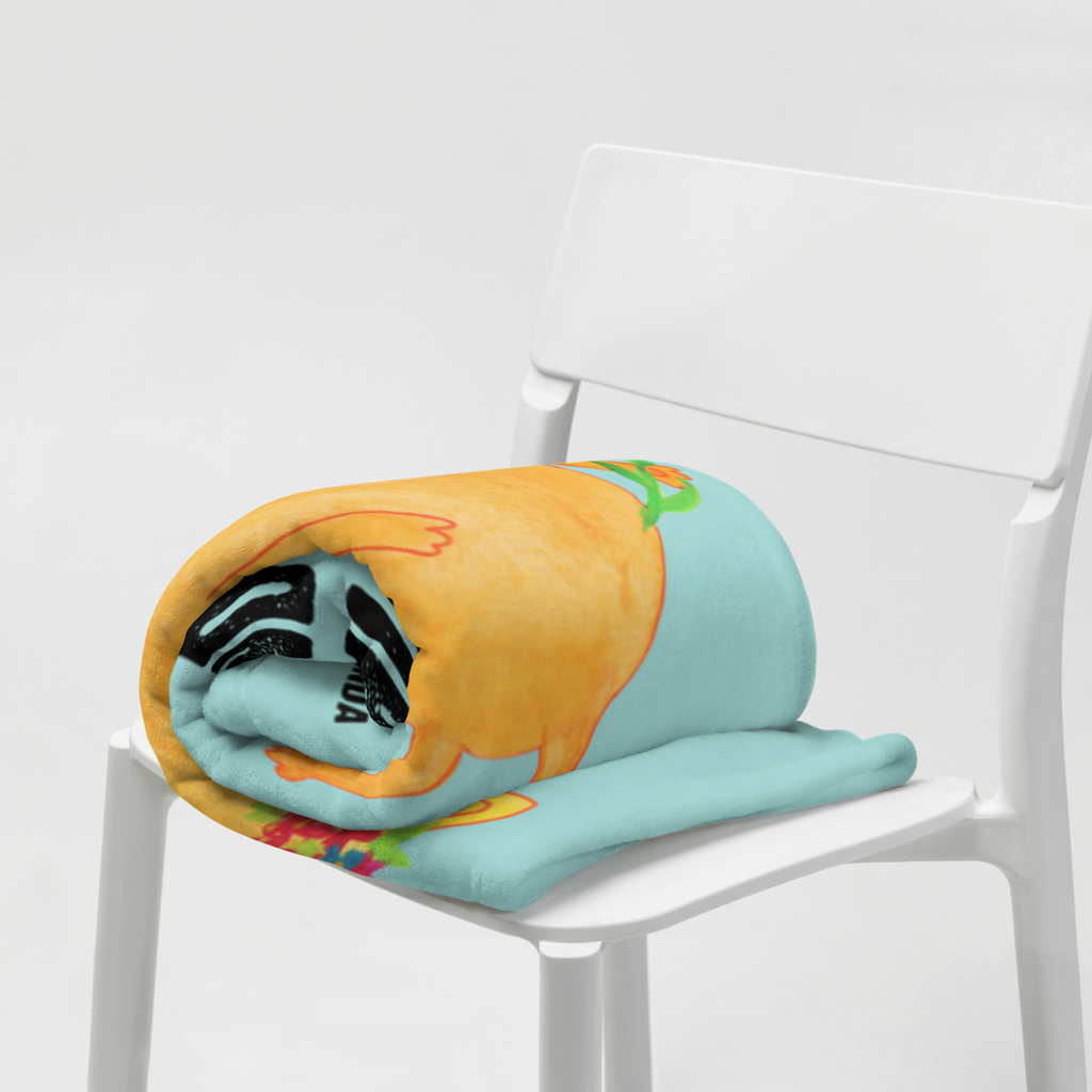 Babydecke Fuchs Blumenliebe Fuchs, Füchse, Fox, Liebe, Freundin, Fuchsmädchen, Blumenmädchen, Freundinnen, Liebesbeweis, Blume, Blumen, Motivation, Freude, ich, mich, Selbstliebe, Freude Babydecke, Babygeschenk, Geschenk Geburt, Babyecke Kuscheldecke, Krabbeldecke  Fuchs