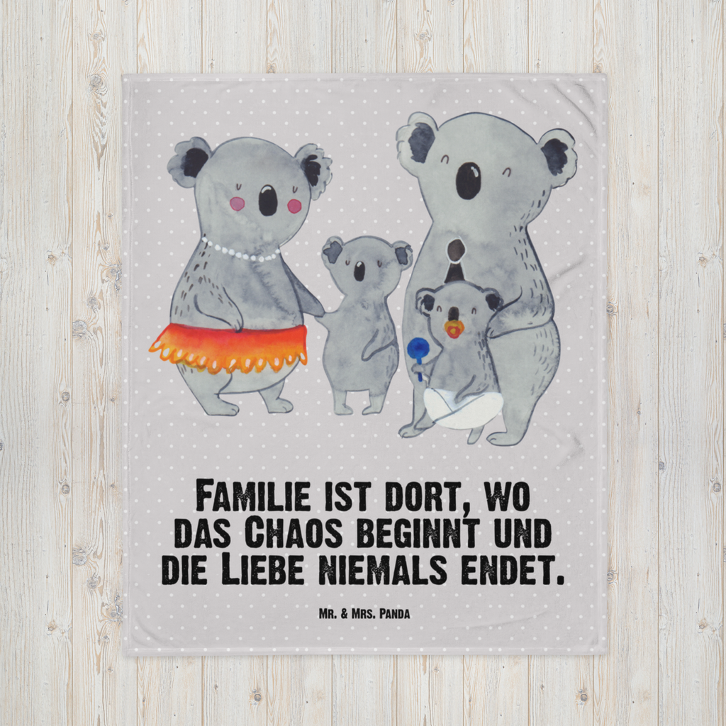 Babydecke Koala Familie Koala, Koalas, Familie, Family, Mama, Papa, Kinder, Geschwister, Familienleben Babydecke, Babygeschenk, Geschenk Geburt, Babyecke Kuscheldecke, Krabbeldecke  Familie, Vatertag, Muttertag, Bruder, Schwester, Mama, Papa, Oma, Opa