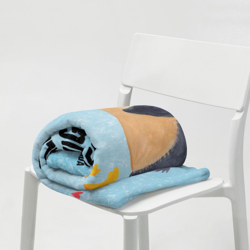 Babydecke Pinguin Pärchen Pinguin, Pinguine, Liebe, Liebespaar, Liebesbeweis, Liebesgeschenk, Verlobung, Jahrestag, Hochzeitstag, Hochzeit, Hochzeitsgeschenk, große Liebe, Traumpaar Babydecke, Babygeschenk, Geschenk Geburt, Babyecke Kuscheldecke, Krabbeldecke  Pinguin