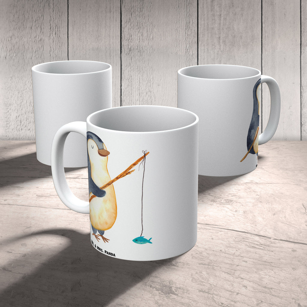 XL Tasse Pinguin Angler XL Tasse, Große Tasse, Grosse Kaffeetasse, XL Becher, XL Teetasse, spülmaschinenfest, Jumbo Tasse, Groß, Pinguin, Pinguine, Angeln, Angler, Tagträume, Hobby, Plan, Planer, Tagesplan, Neustart, Motivation, Geschenk, Freundinnen, Geschenkidee, Urlaub, Wochenende