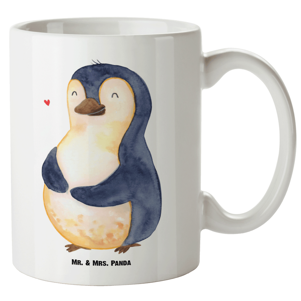 XL Tasse Pinguin Diät XL Tasse, Große Tasse, Grosse Kaffeetasse, XL Becher, XL Teetasse, spülmaschinenfest, Jumbo Tasse, Groß, Pinguin, Pinguine, Diät, Abnehmen, Abspecken, Gewicht, Motivation, Selbstliebe, Körperliebe, Selbstrespekt