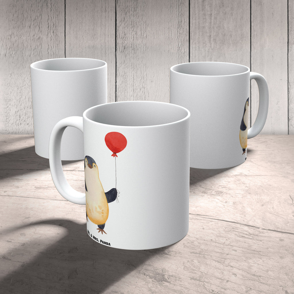 XL Tasse Pinguin Luftballon XL Tasse, Große Tasse, Grosse Kaffeetasse, XL Becher, XL Teetasse, spülmaschinenfest, Jumbo Tasse, Groß, Pinguin, Pinguine, Luftballon, Tagträume, Lebenslust, Geschenk Freundin, Geschenkidee, beste Freundin, Motivation, Neustart, neues Leben, Liebe, Glück
