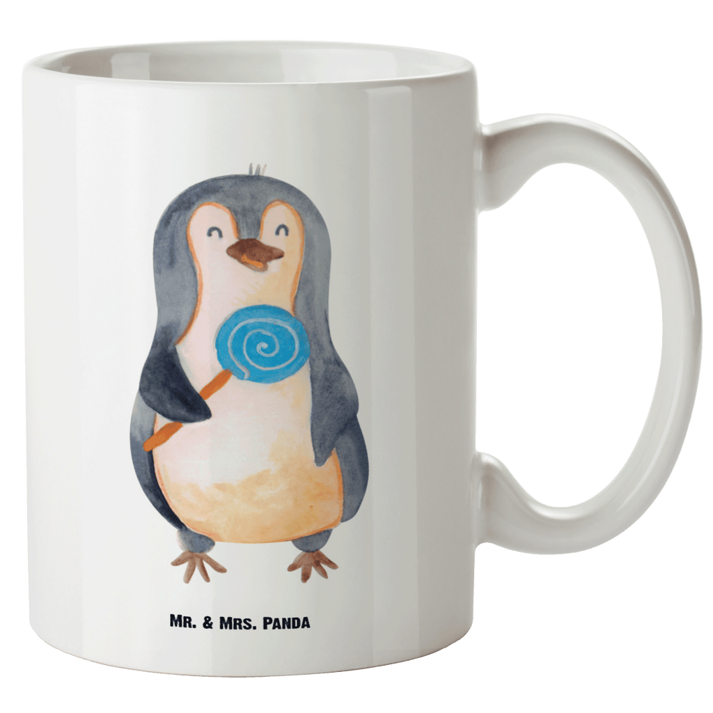 XL Tasse Pinguin Lolli XL Tasse, Große Tasse, Grosse Kaffeetasse, XL Becher, XL Teetasse, spülmaschinenfest, Jumbo Tasse, Groß, Pinguin, Pinguine, Lolli, Süßigkeiten, Blödsinn, Spruch, Rebell, Gauner, Ganove, Rabauke