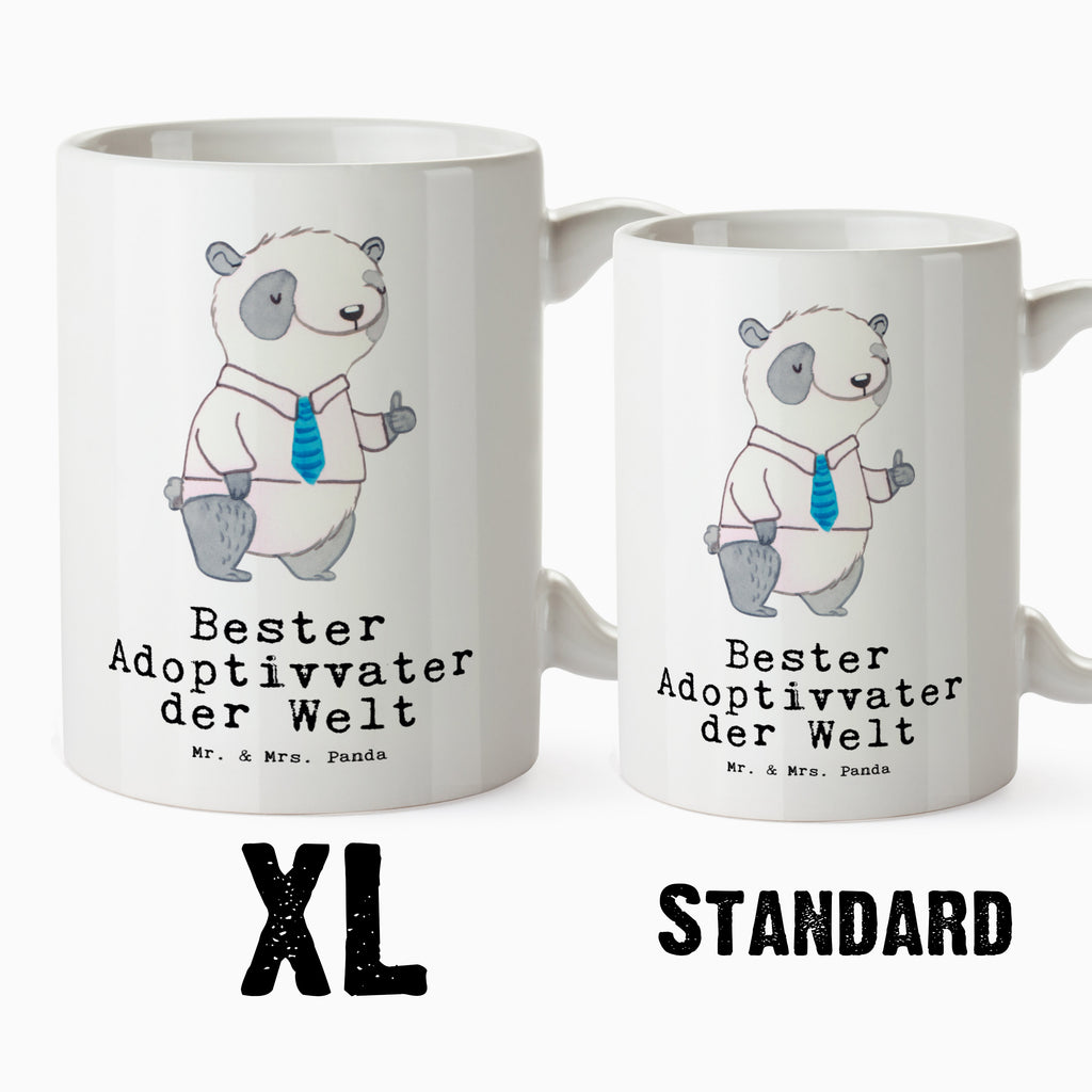 XL Tasse Panda Bester Adoptivvater der Welt XL Tasse, Große Tasse, Grosse Kaffeetasse, XL Becher, XL Teetasse, spülmaschinenfest, Jumbo Tasse, Groß, für, Dankeschön, Geschenk, Schenken, Geburtstag, Geburtstagsgeschenk, Geschenkidee, Danke, Bedanken, Mitbringsel, Freude machen, Geschenktipp, Adoptiv vater, Adoption, adoptiert, Adoptivvater