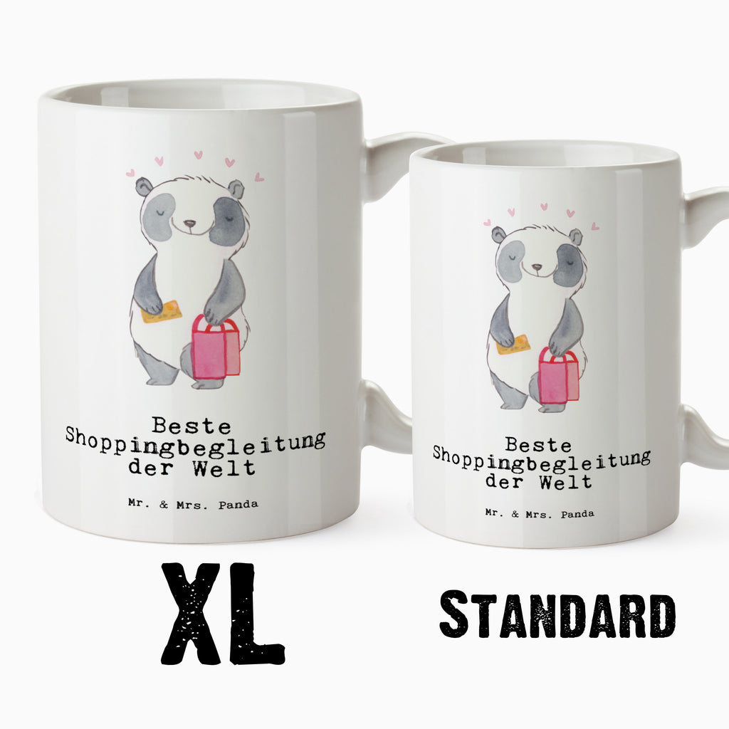 XL Tasse Panda Beste Shoppingbegleitung der Welt XL Tasse, Große Tasse, Grosse Kaffeetasse, XL Becher, XL Teetasse, spülmaschinenfest, Jumbo Tasse, Groß, für, Dankeschön, Geschenk, Schenken, Geburtstag, Geburtstagsgeschenk, Geschenkidee, Danke, Bedanken, Mitbringsel, Freude machen, Geschenktipp, Shoppingbegleitung, Shoppingpartner, Begleitung, Shoppen, Partner, Freundin, Freund, bff, Shopping, Einkaufen, Shopping-Queen, Queen, Bester