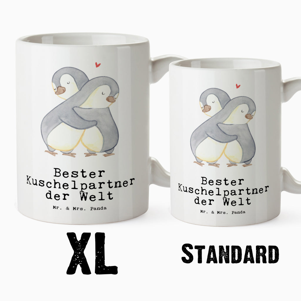 XL Tasse Pinguin Bester Kuschelpartner der Welt XL Tasse, Große Tasse, Grosse Kaffeetasse, XL Becher, XL Teetasse, spülmaschinenfest, Jumbo Tasse, Groß, für, Dankeschön, Geschenk, Schenken, Geburtstag, Geburtstagsgeschenk, Geschenkidee, Danke, Bedanken, Mitbringsel, Freude machen, Geschenktipp, Kuschelpartner, Lebenspartner, Ehepartner, Partner, Ehemann, Ehefrau, Kuscheln, Netflix, Bett, Liebe, Freund, Freundin, Hochzeitstag, verliebt