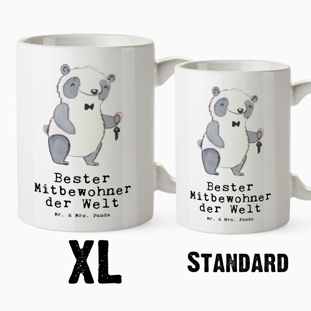 XL Tasse Panda Bester Mitbewohner der Welt XL Tasse, Große Tasse, Grosse Kaffeetasse, XL Becher, XL Teetasse, spülmaschinenfest, Jumbo Tasse, Groß, für, Dankeschön, Geschenk, Schenken, Geburtstag, Geburtstagsgeschenk, Geschenkidee, Danke, Bedanken, Mitbringsel, Freude machen, Geschenktipp, Mitbewohner, WG, Zimmernachbar, Wohngemeinschaft, WG-Bewohner, Zimmerkollege, Zimmergenosse, Stubenkamerad