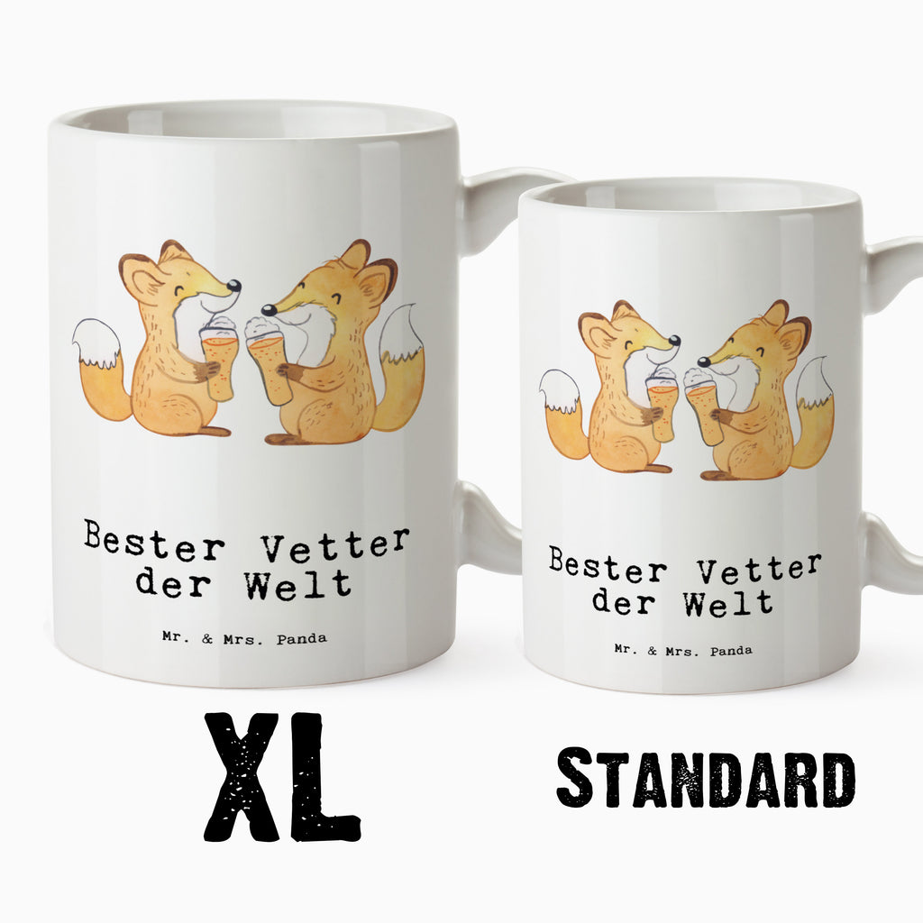 XL Tasse Fuchs Bester Vetter der Welt XL Tasse, Große Tasse, Grosse Kaffeetasse, XL Becher, XL Teetasse, spülmaschinenfest, Jumbo Tasse, Groß, für, Dankeschön, Geschenk, Schenken, Geburtstag, Geburtstagsgeschenk, Geschenkidee, Danke, Bedanken, Mitbringsel, Freude machen, Geschenktipp, Vetter, Cousin, Kousin, Sohn von Onkel, Sohn von Tante, Familie, Verwandtschaft, Cousine