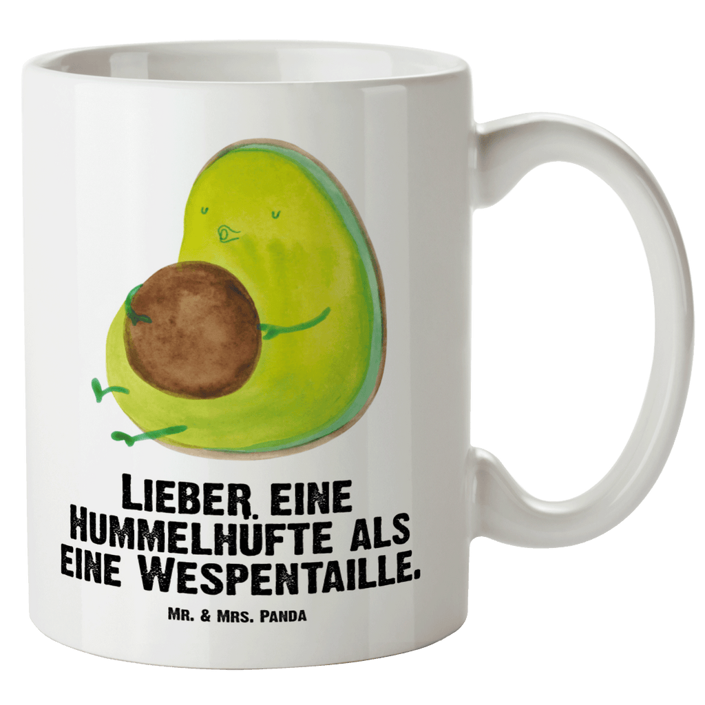 XL Tasse Avocado pfeift XL Tasse, Große Tasse, Grosse Kaffeetasse, XL Becher, XL Teetasse, spülmaschinenfest, Jumbo Tasse, Groß, Avocado, Veggie, Vegan, Gesund, Diät, Abnehmen, Ernährung, dick sein, Pummelfee