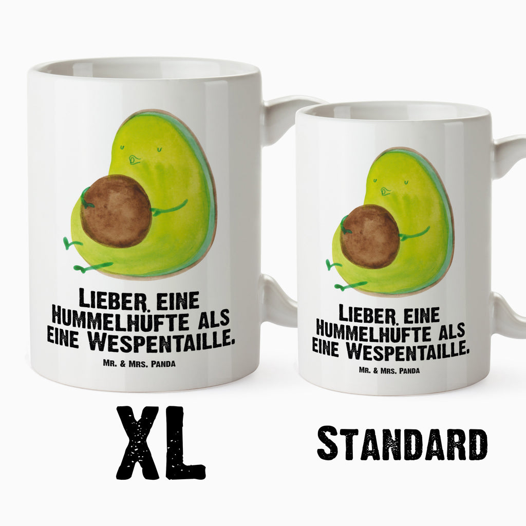 XL Tasse Avocado pfeift XL Tasse, Große Tasse, Grosse Kaffeetasse, XL Becher, XL Teetasse, spülmaschinenfest, Jumbo Tasse, Groß, Avocado, Veggie, Vegan, Gesund, Diät, Abnehmen, Ernährung, dick sein, Pummelfee