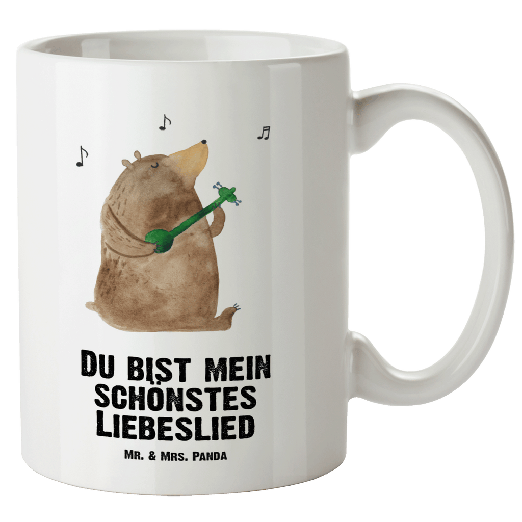 XL Tasse Bär Lied XL Tasse, Große Tasse, Grosse Kaffeetasse, XL Becher, XL Teetasse, spülmaschinenfest, Jumbo Tasse, Groß, Bär, Teddy, Teddybär, Bärchen, Bear, Liebeslied, Lied, Song, Valentinstag, Valentine, Geschenk, Partner, Liebe, Freundin, Frau, Herz, Spruch
