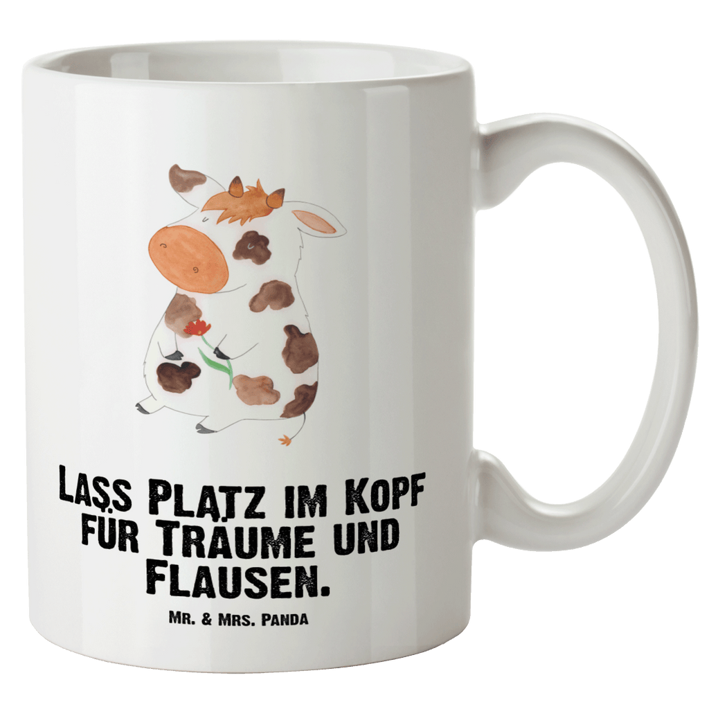 XL Tasse Kuh XL Tasse, Große Tasse, Grosse Kaffeetasse, XL Becher, XL Teetasse, spülmaschinenfest, Jumbo Tasse, Groß, Bauernhof, Hoftiere, Landwirt, Landwirtin, Kuh, Kühe, Träume, Flausen, Spruch, Magie, Motivtion, Hof, Milch, Milchkuh