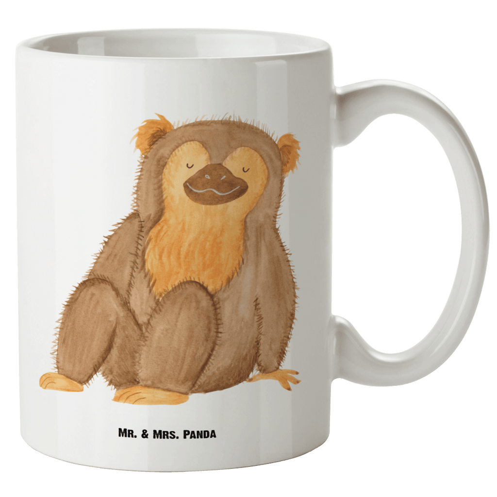 XL Tasse Affe XL Tasse, Große Tasse, Grosse Kaffeetasse, XL Becher, XL Teetasse, spülmaschinenfest, Jumbo Tasse, Groß, Afrika, Wildtiere, Affe, Äffchen, Affen, Selbstliebe, Respekt, Motivation, Selbstachtung, Liebe, Selbstbewusstsein, Selfcare