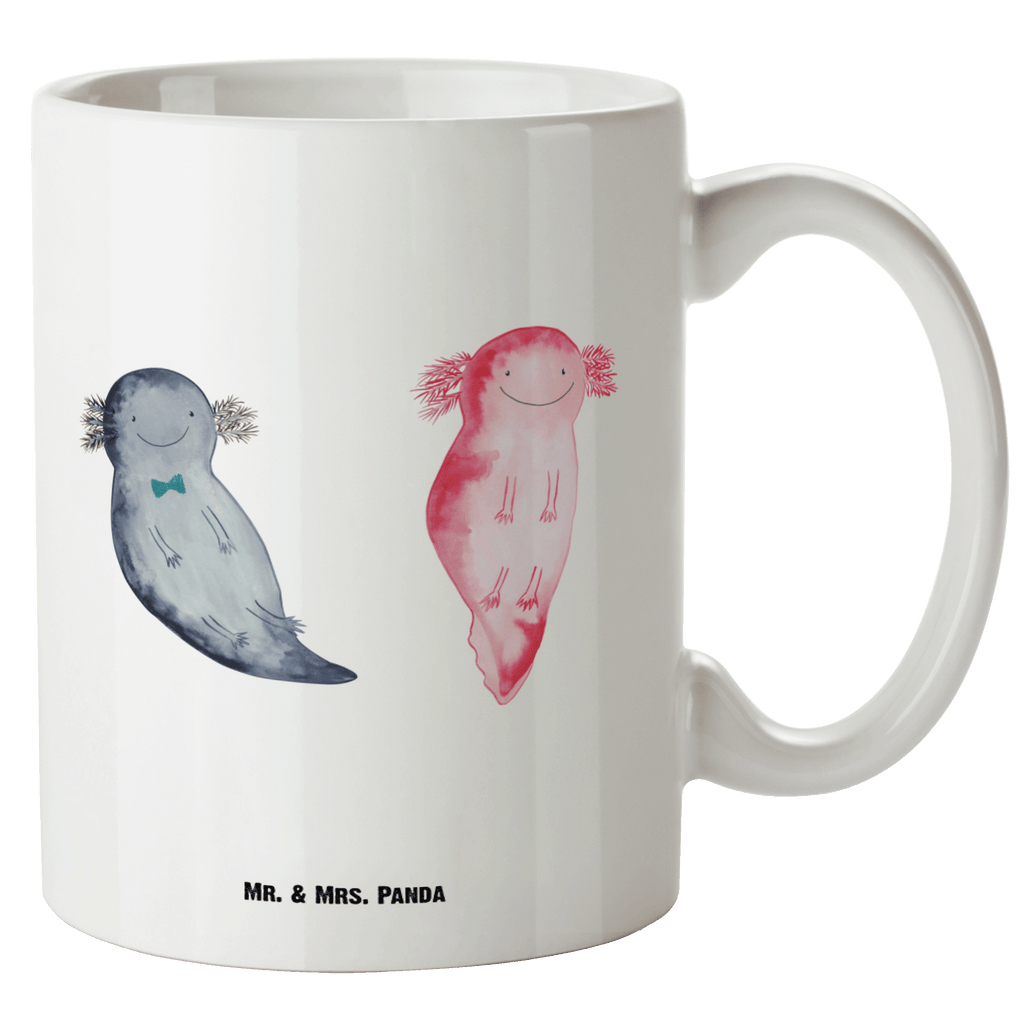 XL Tasse Axolotl Axel+Lotte XL Tasse, Große Tasse, Grosse Kaffeetasse, XL Becher, XL Teetasse, spülmaschinenfest, Jumbo Tasse, Groß, Axolotl, Molch, Axolot, Schwanzlurch, Lurch, Lurche, Liebe, große Liebe, Liebesbeweis, Freund, Verlobter, Ehemann, Jahrestag, Valentinstag
