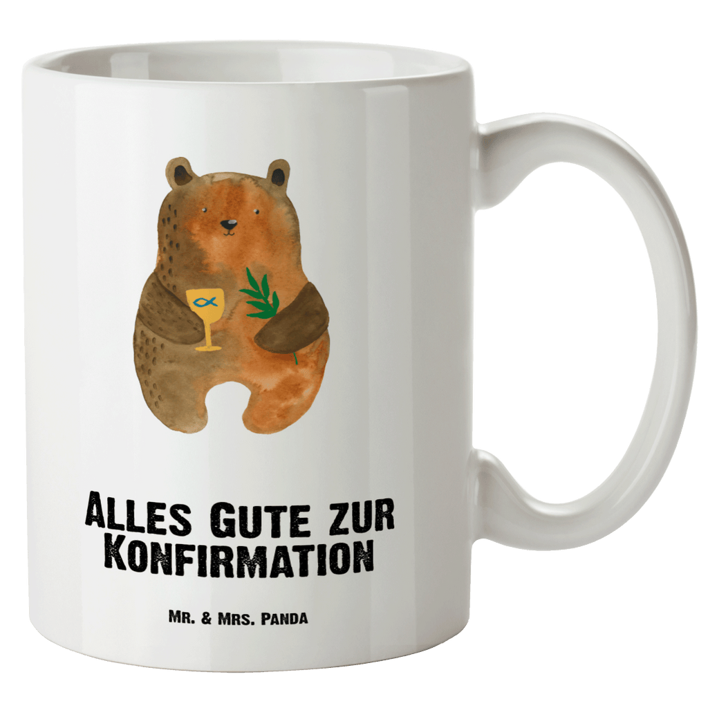 XL Tasse Konfirmation-Bär XL Tasse, Große Tasse, Grosse Kaffeetasse, XL Becher, XL Teetasse, spülmaschinenfest, Jumbo Tasse, Groß, Bär, Teddy, Teddybär, Konfirmation, Kirche, evangelisch, Gottesdienst