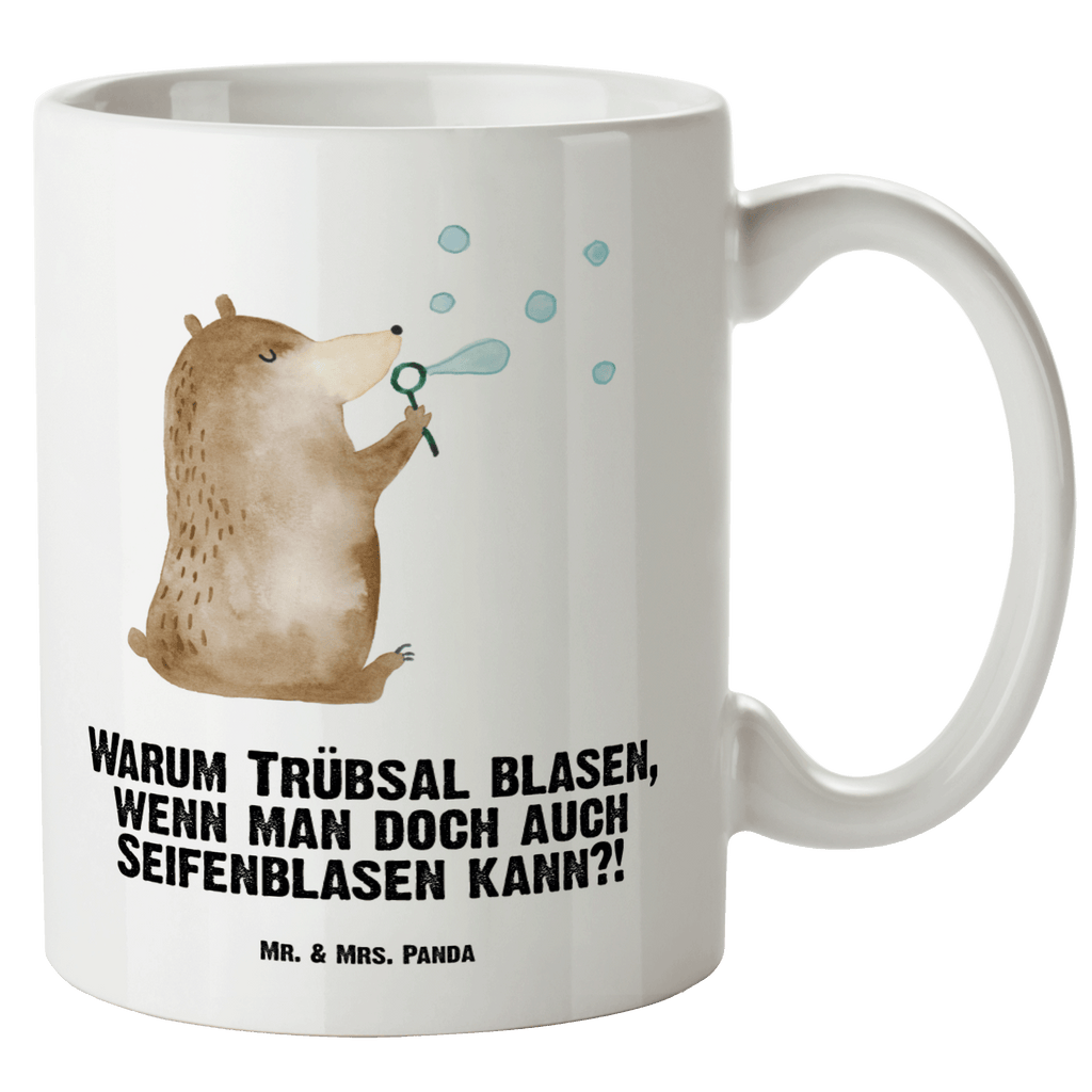 XL Tasse Bär Seifenblasen XL Tasse, Große Tasse, Grosse Kaffeetasse, XL Becher, XL Teetasse, spülmaschinenfest, Jumbo Tasse, Groß, Bär, Teddy, Teddybär, Seifenblasen Bär Lustig Sein Glücklich Traurig Happy