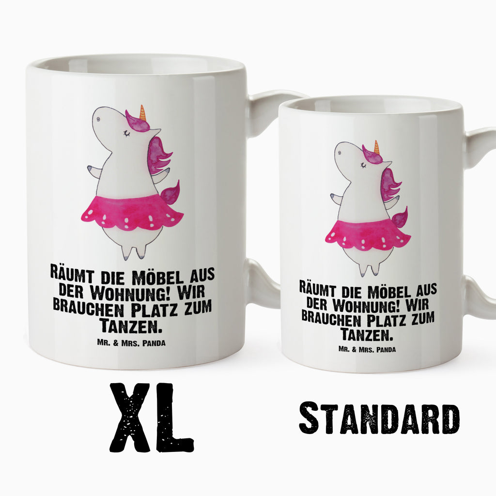 XL Tasse Einhorn Ballerina XL Tasse, Große Tasse, Grosse Kaffeetasse, XL Becher, XL Teetasse, spülmaschinenfest, Jumbo Tasse, Groß, Einhorn, Einhörner, Einhorn Deko, Pegasus, Unicorn, Tanzen, Ballerina, Party, Wohnung, Spaß, Feiern, Geburtstag, Tänzerin, Lebenslust, Lebensfreude