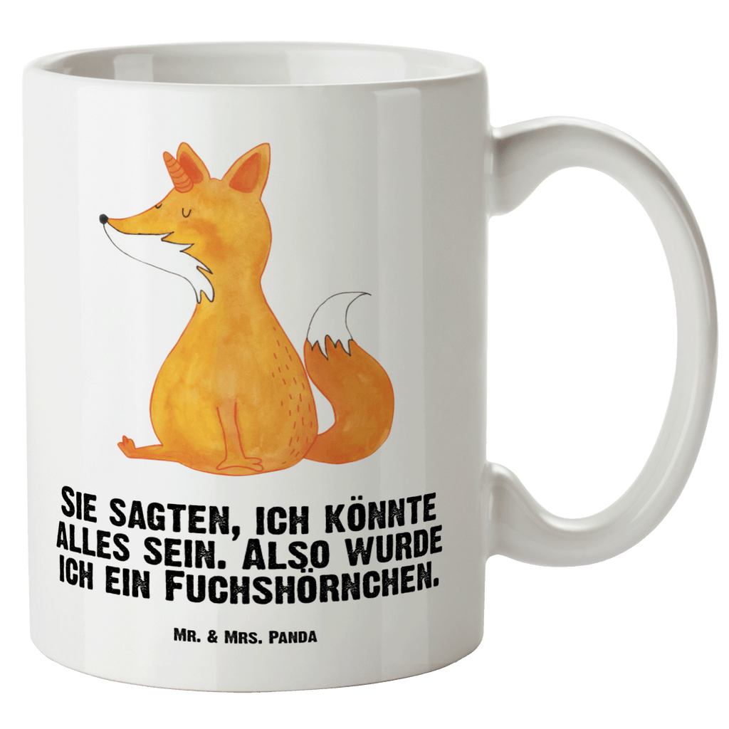 XL Tasse Fuchshörnchen Wunsch XL Tasse, Große Tasse, Grosse Kaffeetasse, XL Becher, XL Teetasse, spülmaschinenfest, Jumbo Tasse, Groß, Einhorn, Einhörner, Einhorn Deko, Pegasus, Unicorn, Fuchs, Unicorns, Fuchshörnchen, Fuchshorn, Foxycorn, Füchse