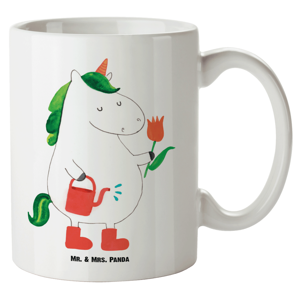 XL Tasse Einhorn Gärtner XL Tasse, Große Tasse, Grosse Kaffeetasse, XL Becher, XL Teetasse, spülmaschinenfest, Jumbo Tasse, Groß, Einhorn, Einhörner, Einhorn Deko, Pegasus, Unicorn, Luftballon, Gießkanne, Giesskanne, Lebenslust, Freude, Blume, Freundin, Garten, Stiefel