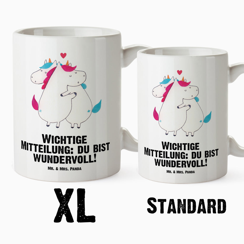 XL Tasse Einhorn Mitteilung XL Tasse, Große Tasse, Grosse Kaffeetasse, XL Becher, XL Teetasse, spülmaschinenfest, Jumbo Tasse, Groß, Einhorn, Einhörner, Einhorn Deko, Pegasus, Unicorn, Valentinstag, Valentine, Liebe, Geschenk, Partner, Ehe, lustig, witzig, Spruch
