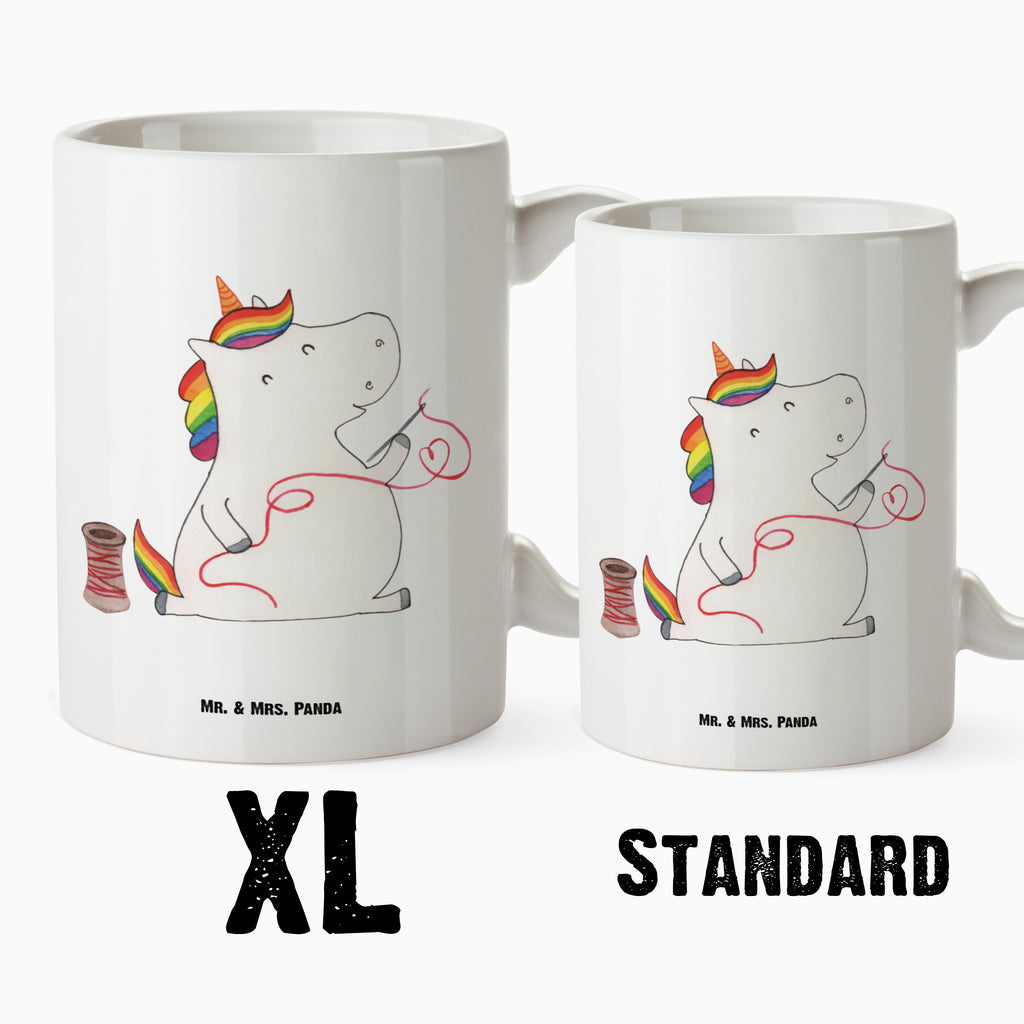 XL Tasse Einhorn Näherin XL Tasse, Große Tasse, Grosse Kaffeetasse, XL Becher, XL Teetasse, spülmaschinenfest, Jumbo Tasse, Groß, Einhorn, Einhörner, Einhorn Deko, Pegasus, Unicorn, Näherin, nähen, Mädchen, Freundin, Häkeln, Stricken, basteln, Nähzimmer
