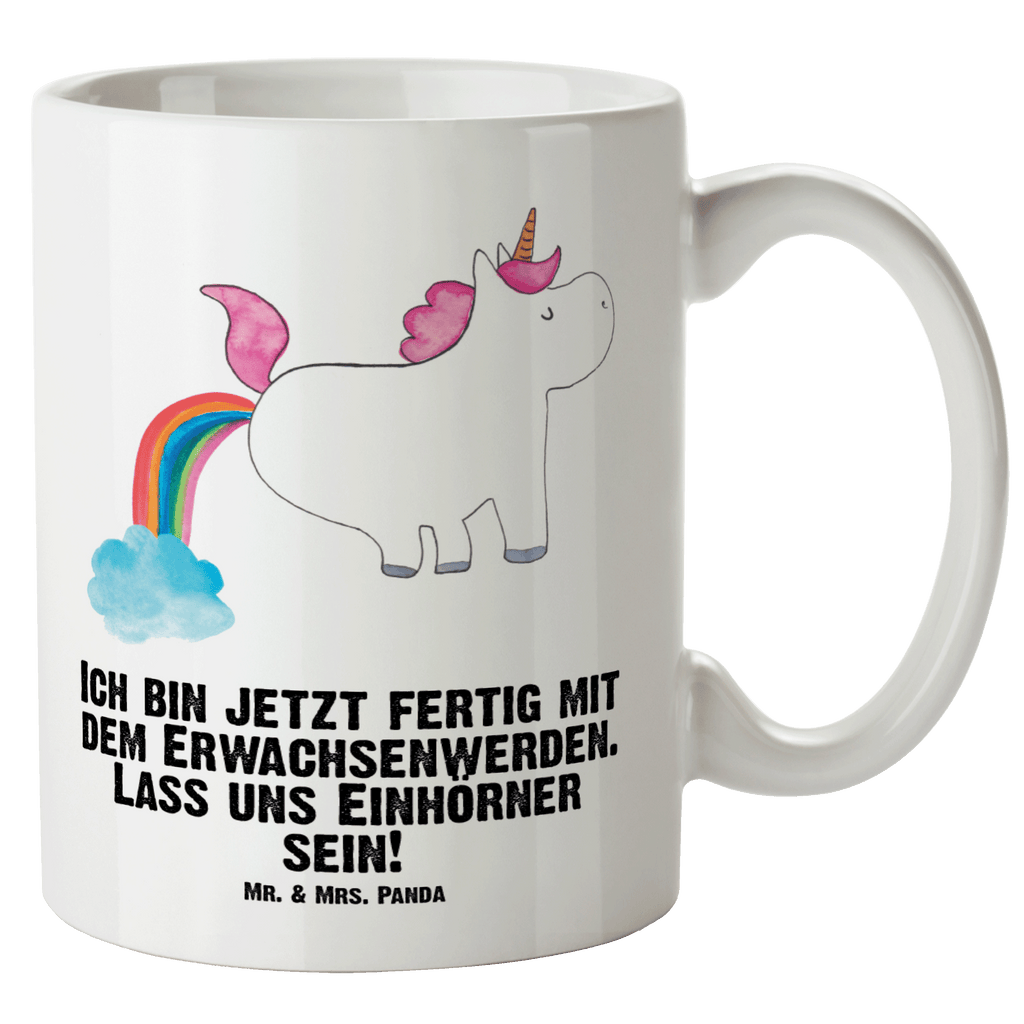 XL Tasse Einhorn Pupsend XL Tasse, Große Tasse, Grosse Kaffeetasse, XL Becher, XL Teetasse, spülmaschinenfest, Jumbo Tasse, Groß, Einhorn, Einhörner, Einhorn Deko, Pegasus, Unicorn, Pups, Regenbogen, Glitzer, Einhornpower, Erwachsenwerden, Spaß, lustig, Freundin