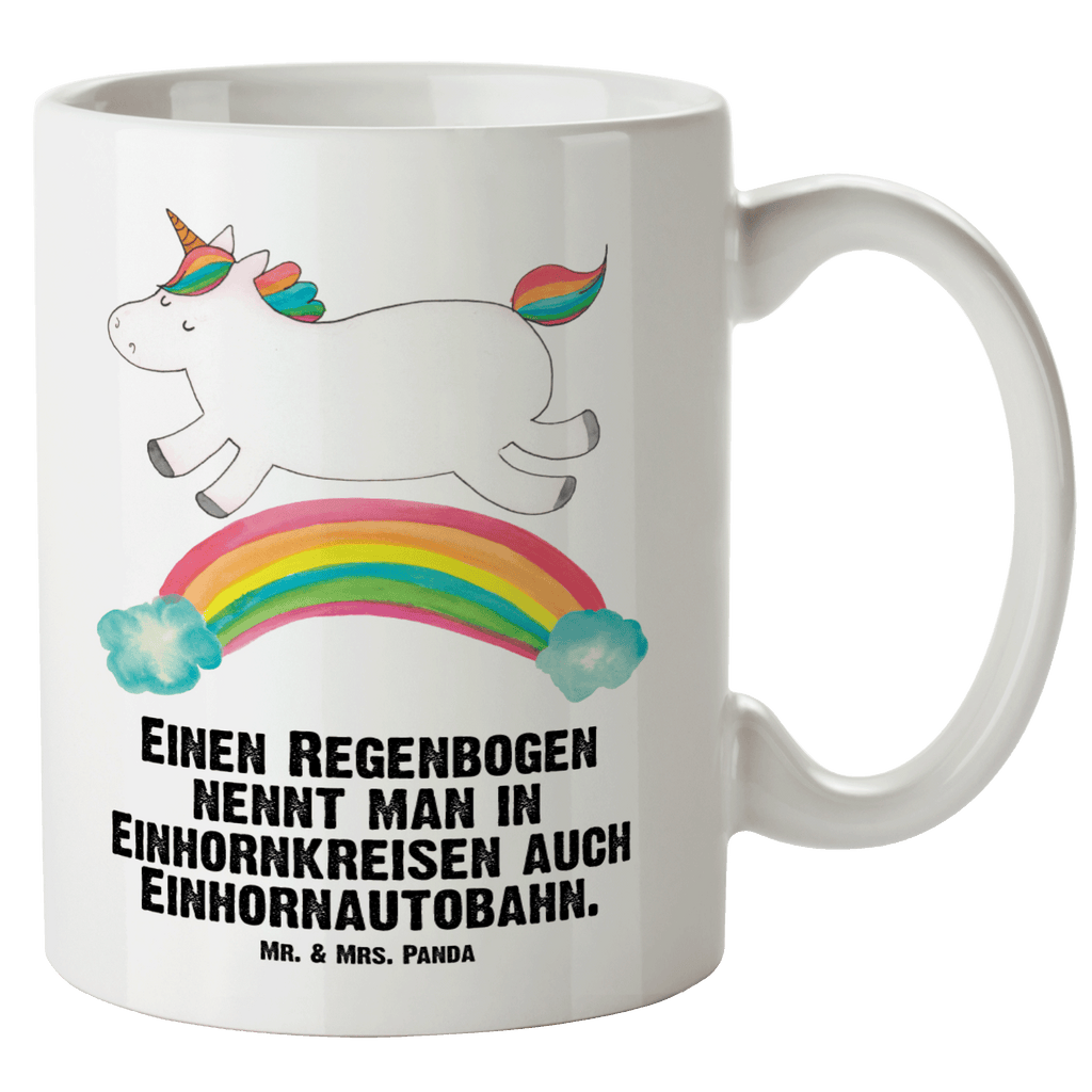 XL Tasse Einhorn Regenbogen XL Tasse, Große Tasse, Grosse Kaffeetasse, XL Becher, XL Teetasse, spülmaschinenfest, Jumbo Tasse, Groß, Einhorn, Einhörner, Einhorn Deko, Pegasus, Unicorn, Regenbogen, Glitzer, Einhornpower, Erwachsenwerden, Einhornautobahn