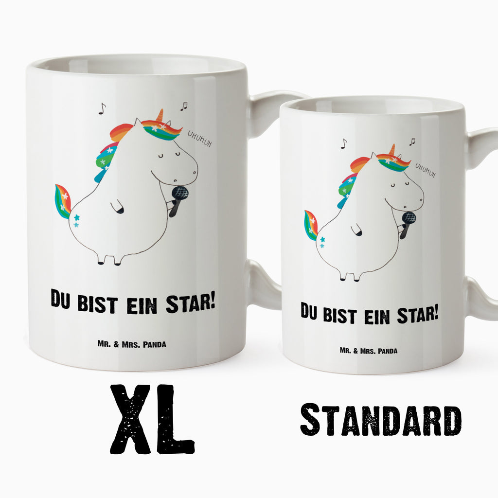 XL Tasse Einhorn Sänger XL Tasse, Große Tasse, Grosse Kaffeetasse, XL Becher, XL Teetasse, spülmaschinenfest, Jumbo Tasse, Groß, Einhorn, Einhörner, Einhorn Deko, Pegasus, Unicorn, Glitzer, Konfetti, Party, Geburtstag, Feier, Fest, Disco, Sängerin, Sänger, Freundin