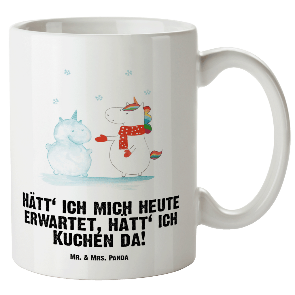 XL Tasse Einhorn Schneemann XL Tasse, Große Tasse, Grosse Kaffeetasse, XL Becher, XL Teetasse, spülmaschinenfest, Jumbo Tasse, Groß, Einhorn, Einhörner, Einhorn Deko, Pegasus, Unicorn, Schneemann, Winter, Schnee, Kuchen, Weihnachten, kalt, Mütze, Handschuhe, X-Mas