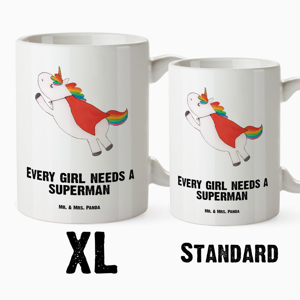XL Tasse Einhorn Super XL Tasse, Große Tasse, Grosse Kaffeetasse, XL Becher, XL Teetasse, spülmaschinenfest, Jumbo Tasse, Groß, Einhorn, Einhörner, Einhorn Deko, Pegasus, Unicorn, Traummann, Superheld, Held, Freundin, Geschenk, Girl, Mädchen