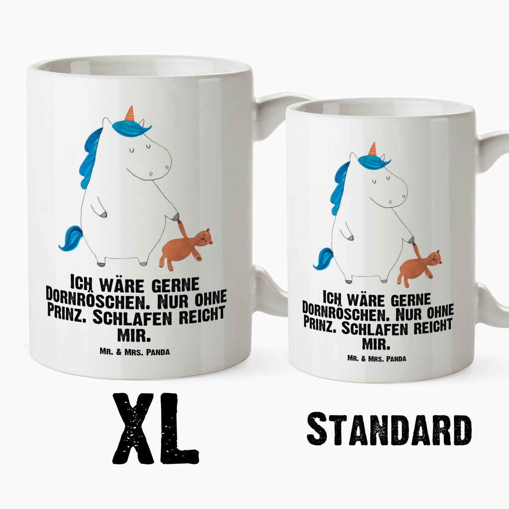XL Tasse Einhorn Teddy XL Tasse, Große Tasse, Grosse Kaffeetasse, XL Becher, XL Teetasse, spülmaschinenfest, Jumbo Tasse, Groß, Einhorn, Einhörner, Einhorn Deko, Pegasus, Unicorn, schlafen, gute Nacht, Single, Bett, Träumen, Freundin, Singleleben