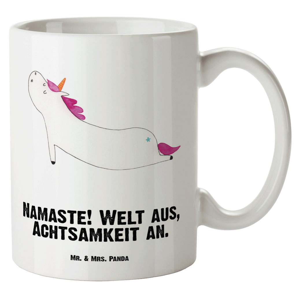 XL Tasse Einhorn Yoga XL Tasse, Große Tasse, Grosse Kaffeetasse, XL Becher, XL Teetasse, spülmaschinenfest, Jumbo Tasse, Groß, Einhorn, Einhörner, Einhorn Deko, Pegasus, Unicorn, Yoga, Namaste, Achtsamkeit, Entspannung, Joga, Yogamatte, Sport, lustig, witzig, süß
