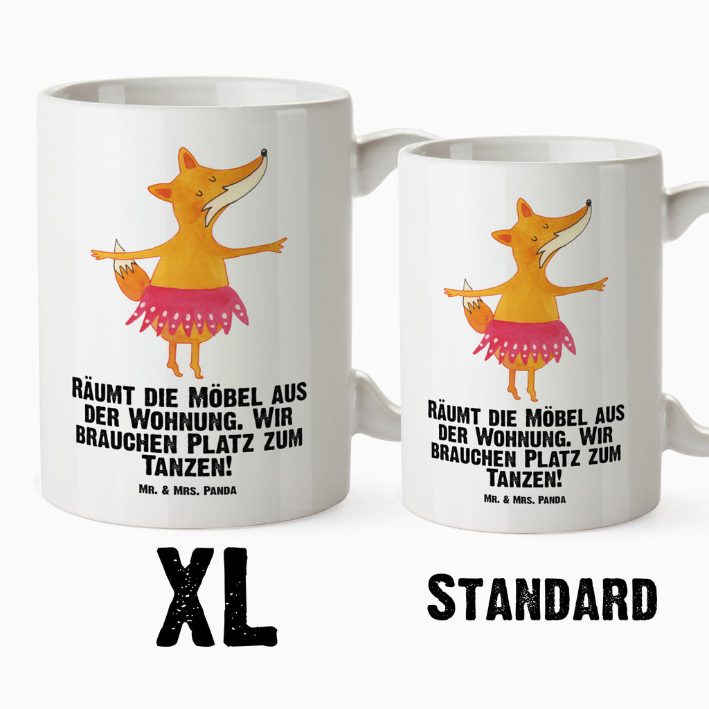 XL Tasse Fuchs Ballerina XL Tasse, Große Tasse, Grosse Kaffeetasse, XL Becher, XL Teetasse, spülmaschinenfest, Jumbo Tasse, Groß, Fuchs, Fuchs Spruch, Füchse, Füchsin, Ballerina, Ballett, Tänzerin, Tanzen, Party, Einladung, Geburtstag