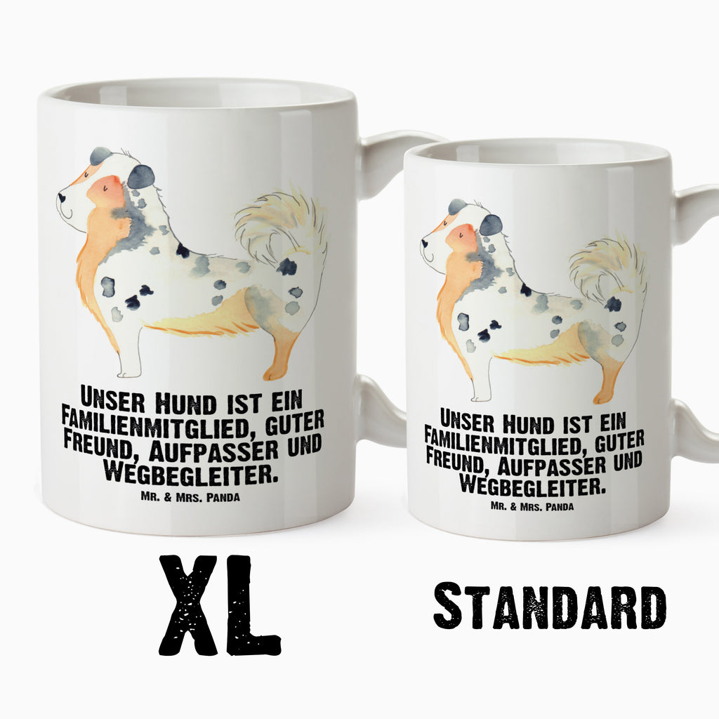 XL Tasse Australien Shepherd XL Tasse, Große Tasse, Grosse Kaffeetasse, XL Becher, XL Teetasse, spülmaschinenfest, Jumbo Tasse, Groß, Hund, Hundemotiv, Haustier, Hunderasse, Tierliebhaber, Hundebesitzer, Sprüche, Australien Shepherd, Shepherd, Hundeliebe, Familienhund, Spruch