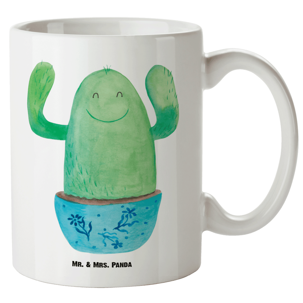 XL Tasse Kaktus Happy XL Tasse, Große Tasse, Grosse Kaffeetasse, XL Becher, XL Teetasse, spülmaschinenfest, Jumbo Tasse, Groß, Kaktus, Kakteen, Motivation, Spruch, lustig, Kindersicherung, Neustart, Büro, Büroalltag, Kollege, Kollegin, Freundin, Mutter, Familie, Ausbildung