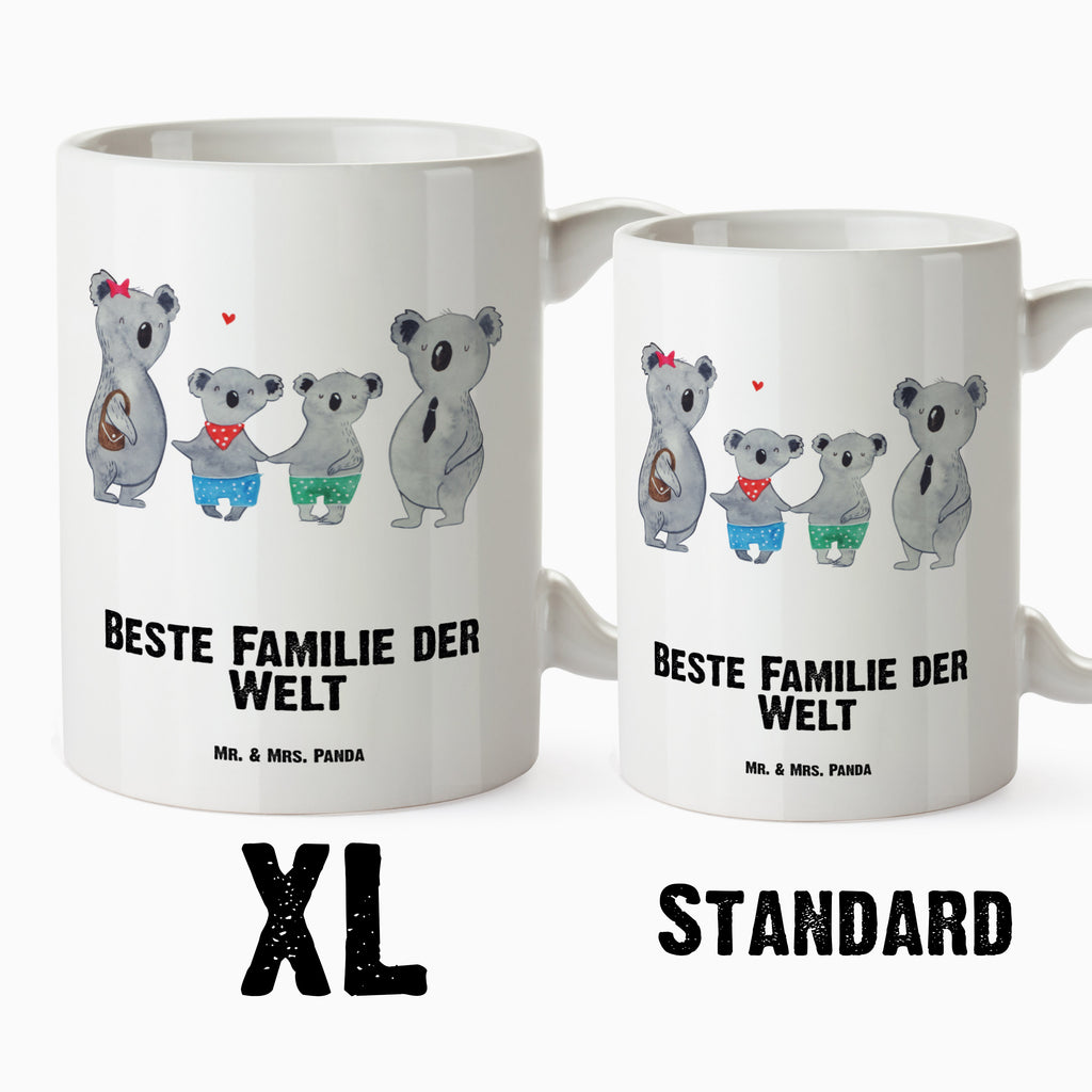 XL Tasse Koala Familie zwei XL Tasse, Große Tasse, Grosse Kaffeetasse, XL Becher, XL Teetasse, spülmaschinenfest, Jumbo Tasse, Groß, Familie, Vatertag, Muttertag, Bruder, Schwester, Mama, Papa, Oma, Opa, Koala, Koalabär, beste Familie, Familienzeit, Familienleben, Koalafamilie, Lieblingsfamilie