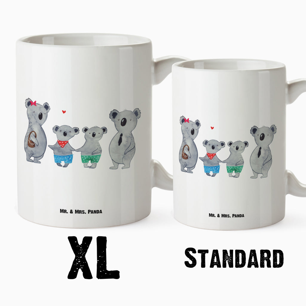 XL Tasse Koala Familie zwei XL Tasse, Große Tasse, Grosse Kaffeetasse, XL Becher, XL Teetasse, spülmaschinenfest, Jumbo Tasse, Groß, Familie, Vatertag, Muttertag, Bruder, Schwester, Mama, Papa, Oma, Opa, Koala, Koalabär, beste Familie, Familienzeit, Familienleben, Koalafamilie, Lieblingsfamilie