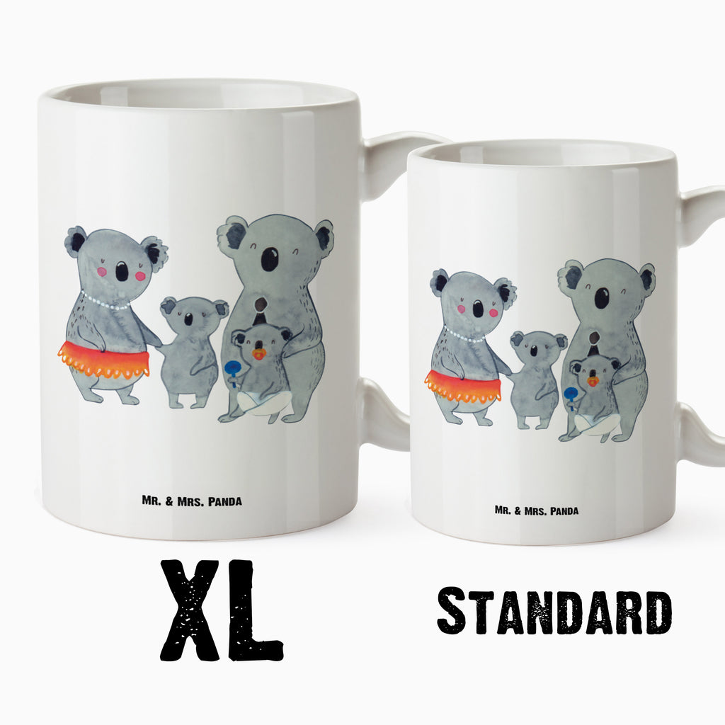 XL Tasse Koala Familie XL Tasse, Große Tasse, Grosse Kaffeetasse, XL Becher, XL Teetasse, spülmaschinenfest, Jumbo Tasse, Groß, Familie, Vatertag, Muttertag, Bruder, Schwester, Mama, Papa, Oma, Opa, Koala, Koalas, Family, Kinder, Geschwister, Familienleben