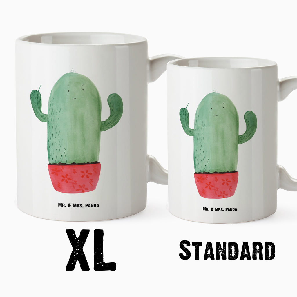XL Tasse Kaktus wütend XL Tasse, Große Tasse, Grosse Kaffeetasse, XL Becher, XL Teetasse, spülmaschinenfest, Jumbo Tasse, Groß, Kaktus, Kakteen, ärgern, Büro, Schule, Büroalltag, Chefin, Kollege, Kollegin, wütend