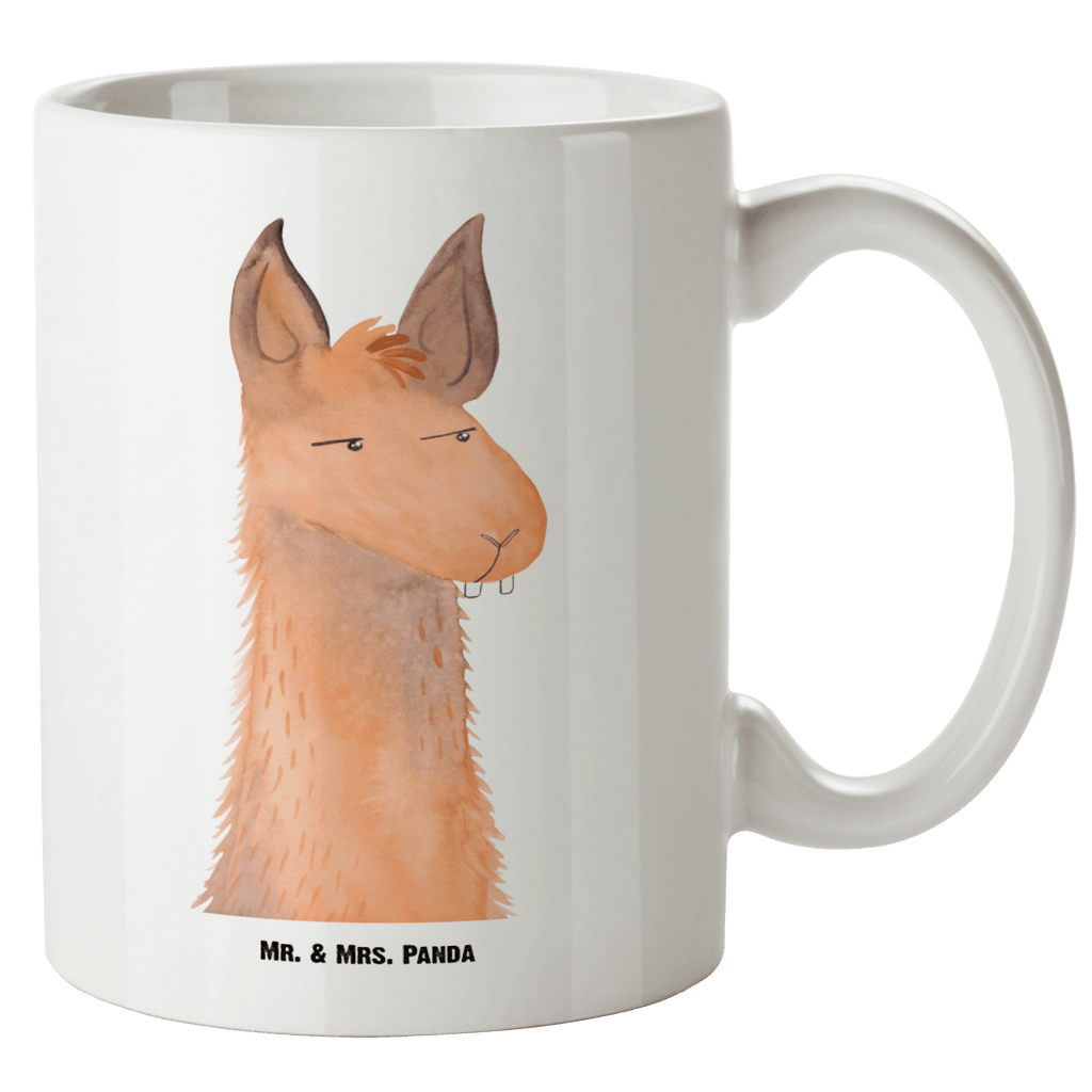 XL Tasse Lamakopf genervt XL Tasse, Große Tasse, Grosse Kaffeetasse, XL Becher, XL Teetasse, spülmaschinenfest, Jumbo Tasse, Groß, Lama, Alpaka, Lamas, Recht haben, genervt sein, Freundin, beste Freundin, Partnerin, Büro, Büroalltag, Chef, Chefin, Azubi