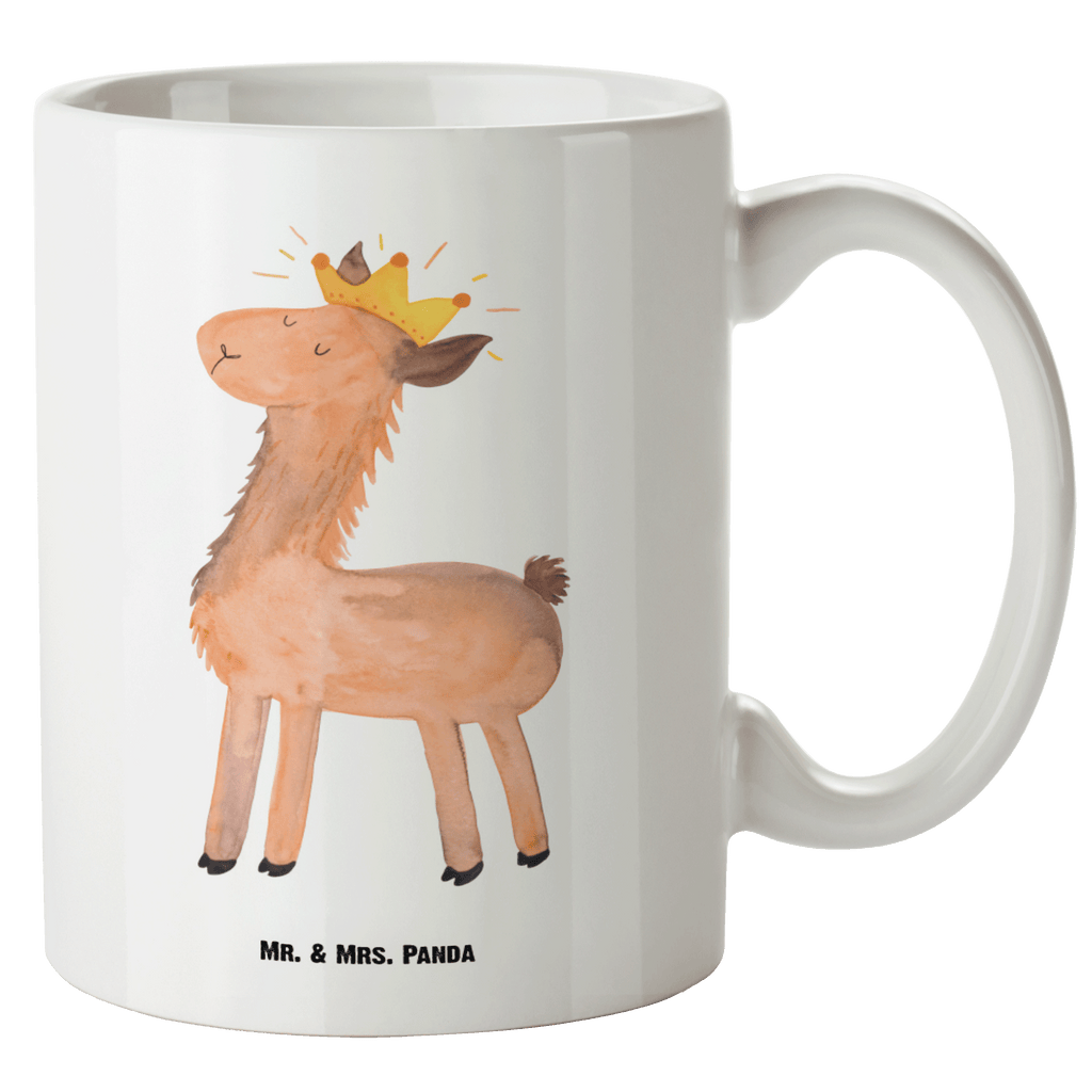 XL Tasse Lama König XL Tasse, Große Tasse, Grosse Kaffeetasse, XL Becher, XL Teetasse, spülmaschinenfest, Jumbo Tasse, Groß, Lama, Alpaka, Lamas, König, Königin, Freundin, Mama, Papa, Büro Kollege, Kollegin, Chef, Vorgesetzter, Abi, Abitur