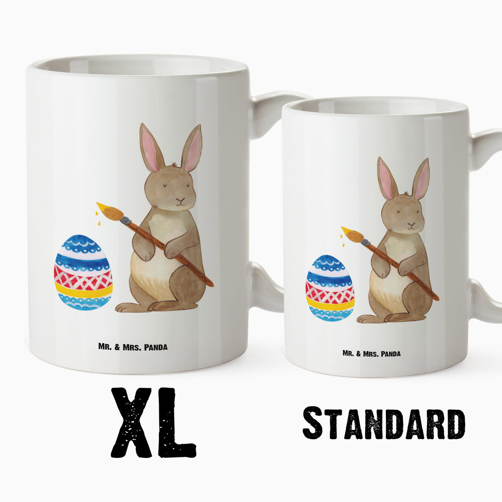 XL Tasse Hase Eiermalen XL Tasse, Große Tasse, Grosse Kaffeetasse, XL Becher, XL Teetasse, spülmaschinenfest, Jumbo Tasse, Groß, Ostern, Osterhase, Ostergeschenke, Osternest, Osterdeko, Geschenk zu Ostern, Frohe Ostern, Ostergrüße, Osterblume, Osterei, bemalte Ostereier, Hase, Kaninchen, Eiermalen