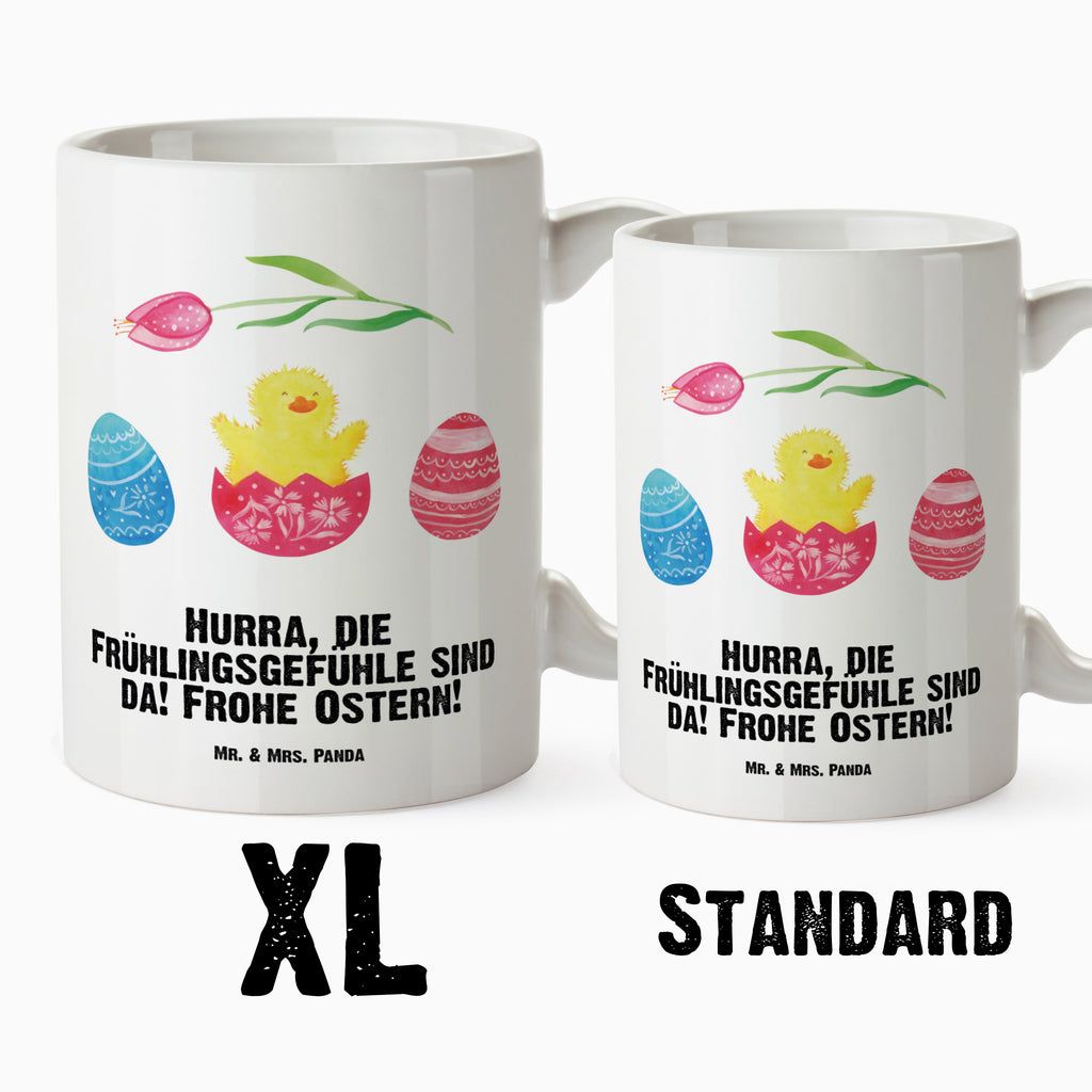 XL Tasse Küken geschlüpft XL Tasse, Große Tasse, Grosse Kaffeetasse, XL Becher, XL Teetasse, spülmaschinenfest, Jumbo Tasse, Groß, Ostern, Osterhase, Ostergeschenke, Osternest, Osterdeko, Geschenk zu Ostern, Küken, Osterei, Ostereier, Ei, Frühlingsgefühle, Freude, Grüße, liebe Grüße, Frohe Ostern, Ostergrüße