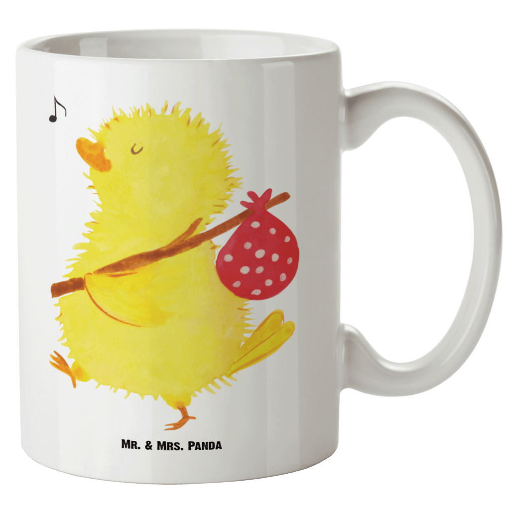 XL Tasse Küken Wanderer XL Tasse, Große Tasse, Grosse Kaffeetasse, XL Becher, XL Teetasse, spülmaschinenfest, Jumbo Tasse, Groß, Ostern, Osterhase, Ostergeschenke, Osternest, Osterdeko, Geschenk zu Ostern, Küken, Osterei, Ostereier, Ei, Frühlingsgefühle, Freude, Grüße, liebe Grüße, Frohe Ostern, Ostergrüße, Flausen, Wunder, Reisen, Weltenbummler, Zeit, Zeitmanagement, Backpacker