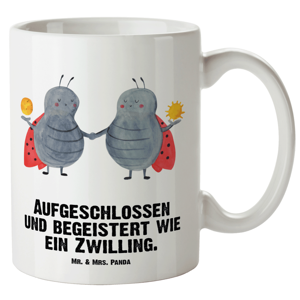 XL Tasse Sternzeichen Zwilling XL Tasse, Große Tasse, Grosse Kaffeetasse, XL Becher, XL Teetasse, spülmaschinenfest, Jumbo Tasse, Groß, Tierkreiszeichen, Sternzeichen, Horoskop, Astrologie, Aszendent, Zwillinge, Zwilling Geschenk, Zwilling Sternzeichen, Geburtstag Mai, Geschenk Mai, Geschenk Juni, Marienkäfer, Glückskäfer, Zwillingsbruder, Zwillingsschwester