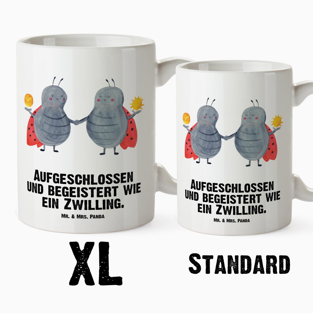 XL Tasse Sternzeichen Zwilling XL Tasse, Große Tasse, Grosse Kaffeetasse, XL Becher, XL Teetasse, spülmaschinenfest, Jumbo Tasse, Groß, Tierkreiszeichen, Sternzeichen, Horoskop, Astrologie, Aszendent, Zwillinge, Zwilling Geschenk, Zwilling Sternzeichen, Geburtstag Mai, Geschenk Mai, Geschenk Juni, Marienkäfer, Glückskäfer, Zwillingsbruder, Zwillingsschwester