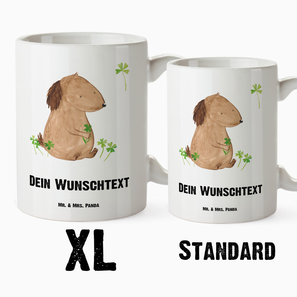 Personalisierte XL Tasse Hund Kleeblatt Personalisierte XL Tasse, Personalisierte Große Tasse, Personalisierte Grosse Kaffeetasse, PErsonalisierter XL Becher, XL Teetasse mit Namen, XL  Becher mit Namen, spülmaschinenfest, Jumbo Tasse, Groß, Personalisiert, XL Tasse mit Namen, XL Namenstasse, Jumbo Namenstasse, Hund, Hundemotiv, Haustier, Hunderasse, Tierliebhaber, Hundebesitzer, Sprüche, Kleeblatt, Glück, Tagträume, Motivation, Neuanfang, Geschenk, Glücksbringer, Selbstliebe, Achtsamkeit